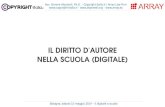 Il diritto d'autore nella scuola (digitale) - Bologna, 10 maggio 2014