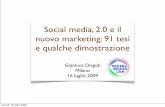 Gianluca Diegoli - Il nuovo marketing: 91 tesi