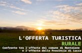L'offerta turistica rurale in Toscana
