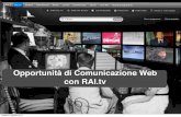 Opportunità di Marketing e Comunicazione con RAI.tv