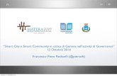 Smart city e Smart Community: caso Matera
