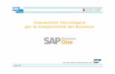 SYS-DAT SPA Innovazione tecnologica per la competitività del business! SYS-DAT for SAP Business One