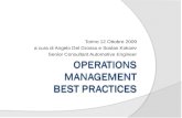 Operations Management Best Practices   Industrial Consulting