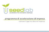 SeeddLab, un acceleratore per gli innovatori del domani