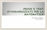 Prove e test standardizzati per la matematica