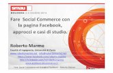 Fare Social Commerce con Pagina Facebook - SMAU Bologna Torino 2014