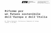 Riforme per un futuro sostenibile dell’Europa e dell'Italia