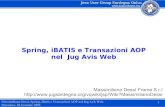 Spring, IBatis e Transazioni Aop Nel Jug Avis Web