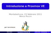 Proxmox Ve - Introduzione - MontelLUG Cs2011