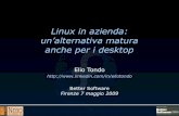 Elio Tondo - Linux In Azienda