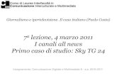 Giornalismo e ipertelevisione. Il caso italiano (7a lezione)
