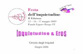 Festa Inquietudine 2009: Inquietudine & Eros