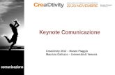 Creactivity 2012 - Keynote comunicazione
