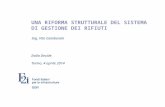 Vito Gamberale - Una riforma strutturale del sistema di gestione dei rifiuti