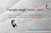 I luoghi degli "open data"