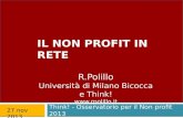 [OINP2013] Il Non Profit in Rete - Roberto polillo