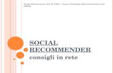 Social Recommender - Consigli in rete