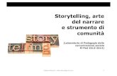 Storytelling, arte del narrare e strumento di comunità