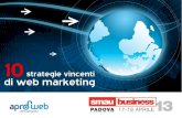 10 strategie vincenti di web marketing - Smau Padova 2013