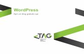 ProgettoTAG: introduzione a Wordpress