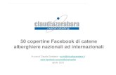Facebook: cover page di 50 catene alberghiere nazionali e internazionali