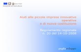 Puglia Sviluppo: Aiuti alle piccole imprese innovative, operative e di nuova costituzione