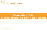 Donazioni 2.0: il crowdfunding per il non profit
