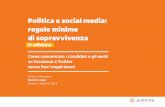 Politica e social media: regole di sopravvivenza