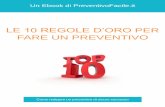 10 regole per fare un preventivo