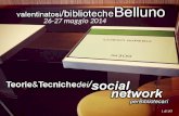 Teorie e tecniche dei social network @Belluno