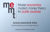 Modern Money Theory e Finanza funzionale: come gestire la politica fiscale (spesa pubblica e tassazione) per la prosperità dell'economia reale e il rilancio dell'occupazione