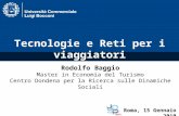 Rodolfo Baggio - Tecnologie e Reti per i Viaggiatori