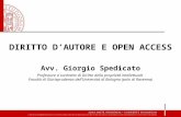 Spedicato_Diritto d'autore e open access
