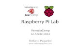 Venezia Camp 2013 Raspberry Pi Lab