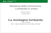 [Maratona Lombardia]  La montagna lombarda