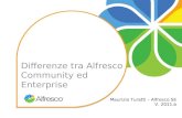Differenze tra Alfresco Community ed Enterprise