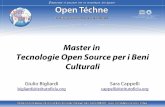 Master in Tecnologie Open Source per i Beni Culturali - Master Open Téchne