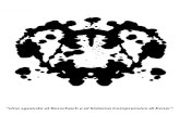 “Uno sguardo al Rorschach e al Sistema Comprensivo di Exner”