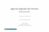 Presentazione Agenda Digitale del Veneto alle Direzioni Regionali