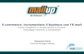 E-commerce: incrementare il business con l'E-mail