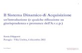 Sistema dinamico di acquisizione - slides Filippetti