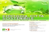 CHIOGGIA CITTA' SOSTENIBILE - Ambiente, Energia, Mobilità, Qualità Urbana.