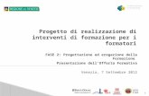 Regione Veneto Formazione Formatori - Piano formativo 2012_09_07_v. 04