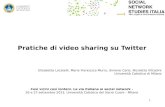 Pratiche di video sharing su twitter