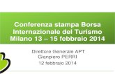 Conferenza stampa presentazione Basilicata Turistica alla BIT 2014