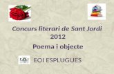 Sant Jordi 2012: Poema i objecte