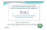 Fatturazione elettronica pa (fatturaPA) - Ordine ingegneri Rovigo