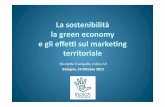 La sostenibilità la green economy e gli effetti sul marketing territoriale