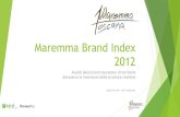 Maremma Brand Index 2012 - Destination Brand Reputation Analysis - QNT Hospitality