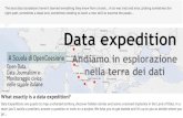 Lezione "Progettare" - La Data Expedition di A Scuola di OpenCoesione